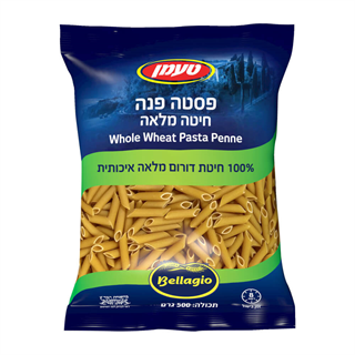 פסטה פנה חיטה מלאה 100% חיטת דורום - טעמן