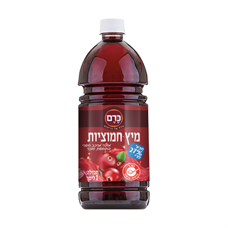 מיץ חמוציות בתוספת סוכר, מיוצר מרכז פרי כרם