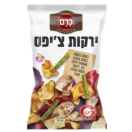 חטיף צ'יפס טבעי על בסיס ירקות